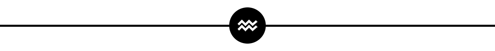 Aquarius glyph  weekly horoscope